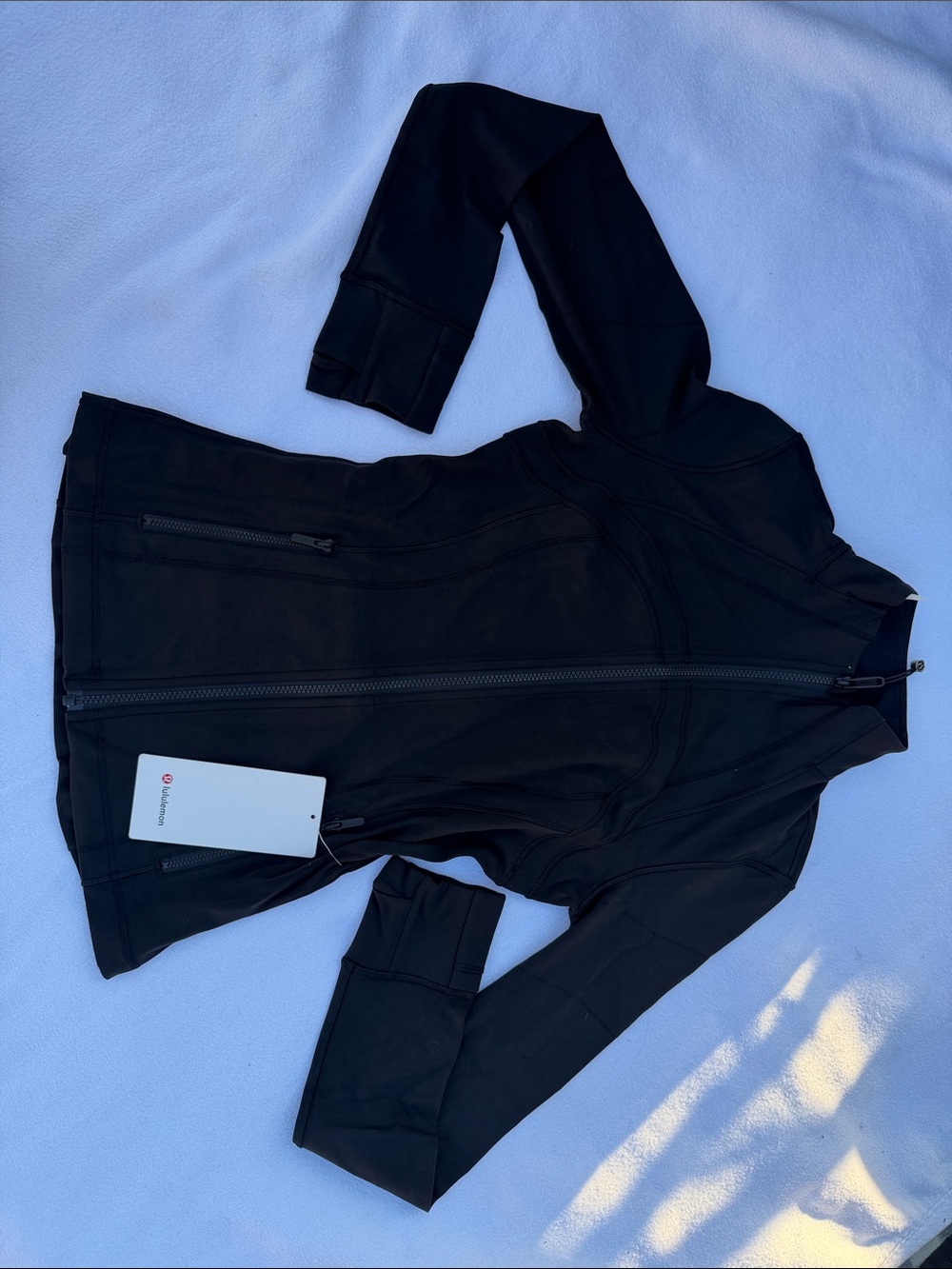 lululemon athletica Black Slim Zip Jacket